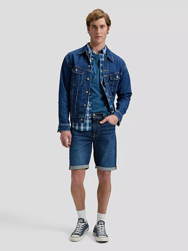 Шорты LEE 5 Pocket Short Regular Fit (112377689) Синий