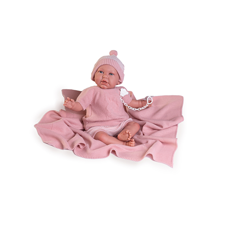 Пупс Mi primer Reborn Daniela con toquilla 52 см ANTONIO JUAN (81055)