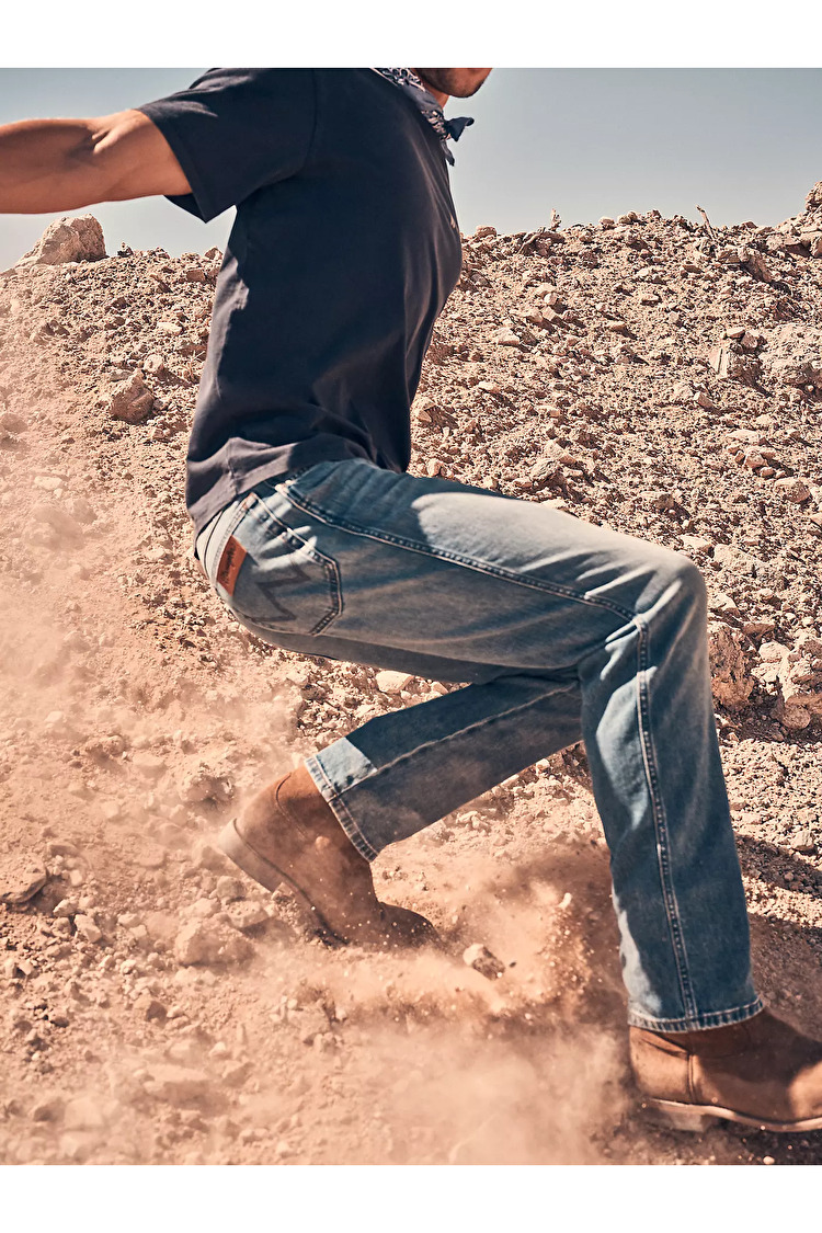 Джинси Wrangler Texas Regular Fit (112378690) Блакитний