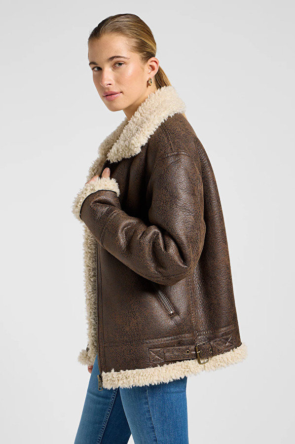 Куртка LEE AVIATOR JACKET Loose Fit (112371079) Коричневый
