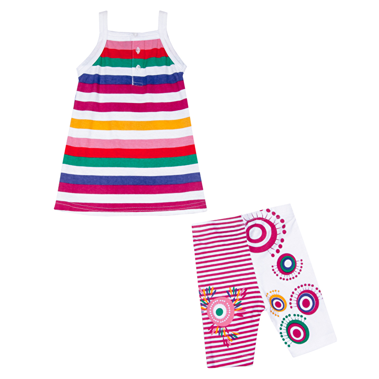 Костюм: Туника с леггинсами Losan Mc baby girls (118-8019AD/001) Разноцветный