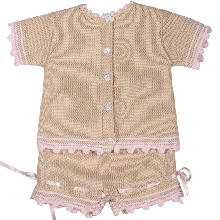 Костюм: Футболка, шорти FOQUE Bebe (5322) Бежевий