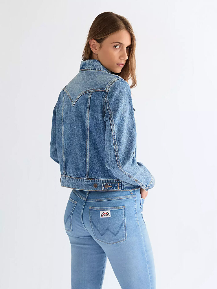 Куртка Wrangler WESTERN JACKET Regular Fit (112378319) Голубой