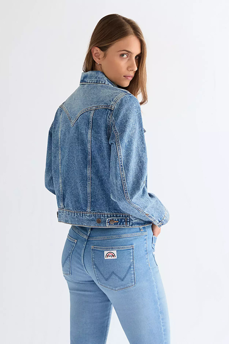 Куртка Wrangler WESTERN JACKET Regular Fit (112378319) Блакитний