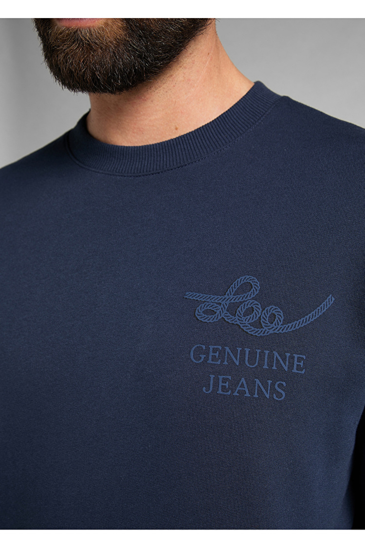 Світшот LEE Rider Graphic Sweatshirt Regular Fit (L80STJ35) Темно-синій