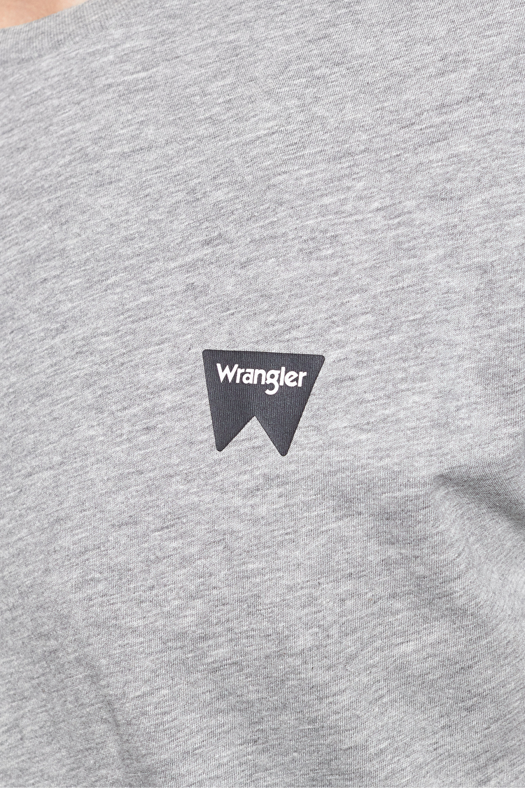 Футболка Wrangler SS SIGN OFF TEE Regular Fit (W7C07D337) Сірий