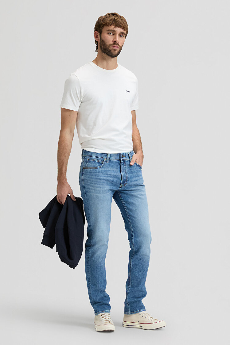 Джинсы LEE Rider Slim Fit (112376397) Голубой