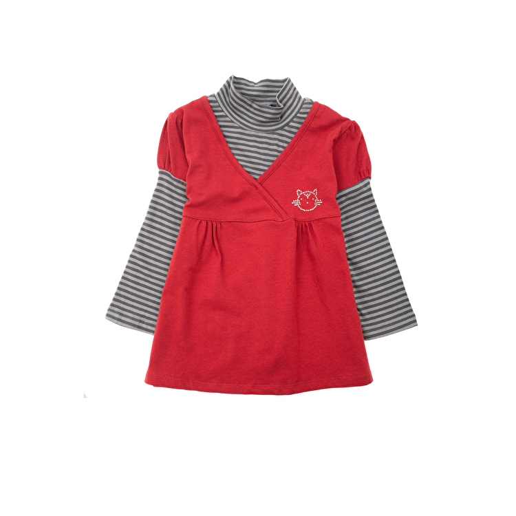 Комплект: Туніка з легінсами Losan Mc baby girls (026-8050AD/283) Темно-червоний