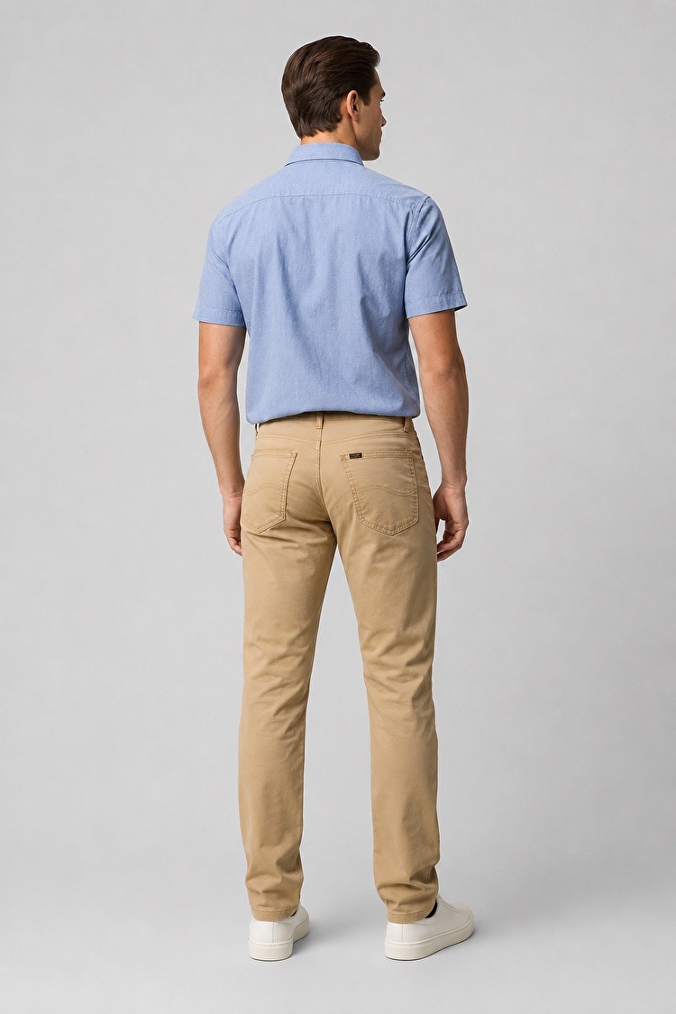 Штани LEE Brooklyn Straight Regular Fit (L452GK59) Бежевий
