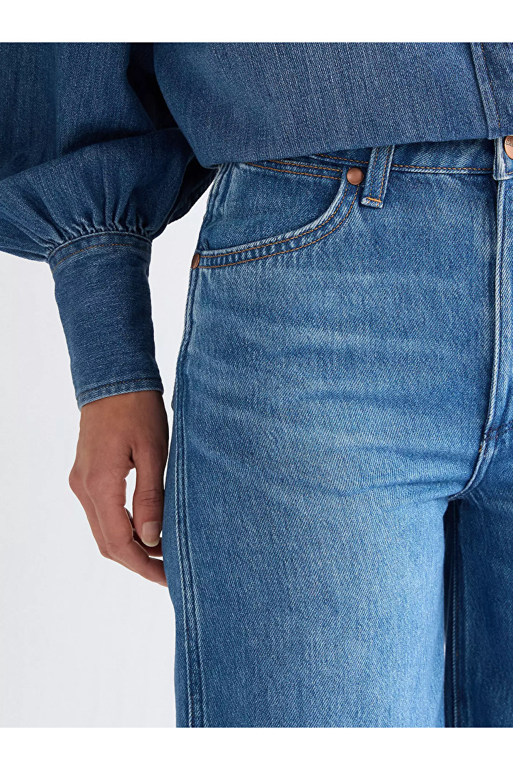 Джинси Wrangler CANYON Loose Fit (112378703) Блакитний