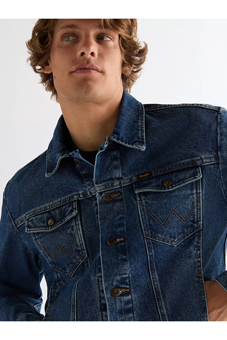Куртка Wrangler COWBOY CUT JACKET Regular Fit (112378960) Блакитний