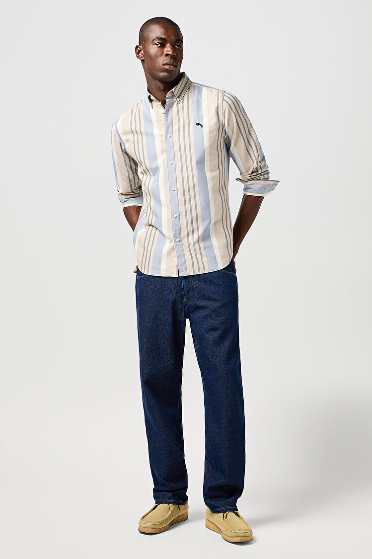 Джинсы Wrangler FRONTIER Relaxed Fit (112364502) Синий