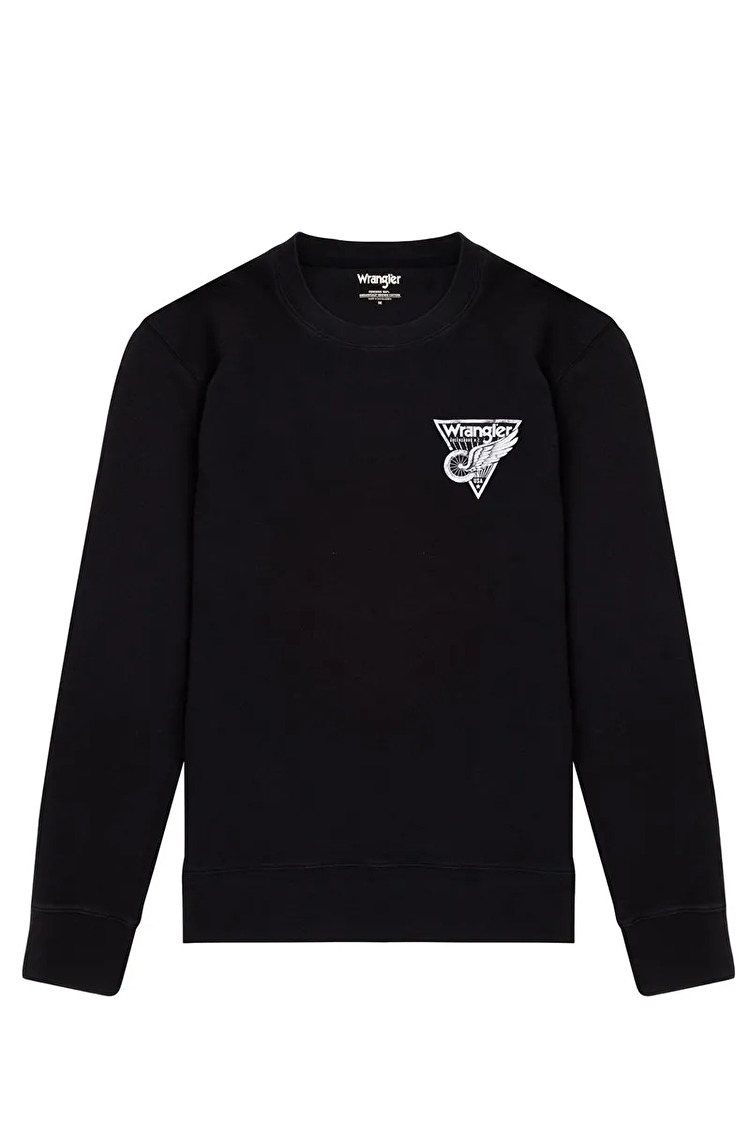Світшот Wrangler Chest Print Crew Regular Fit (W6F5HA100) Чорний