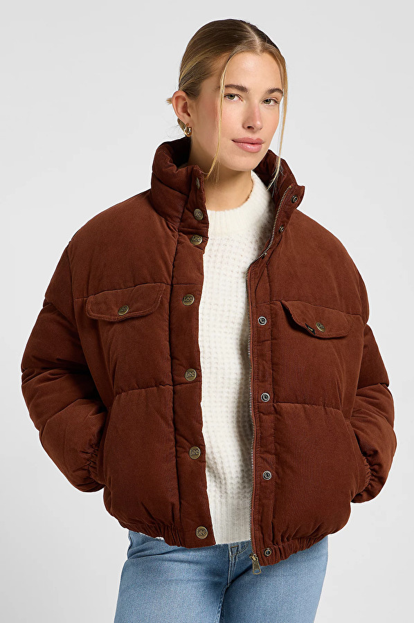 Куртка LEE RIDER PUFFER JACKET Relaxed Fit (112370873) Коричневий