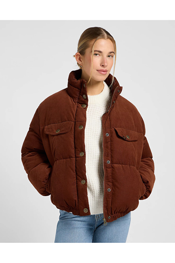 Куртка LEE RIDER PUFFER JACKET Relaxed Fit (112370873) Коричневий