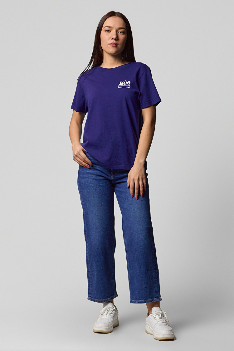 Футболка LEE Mini Logo Tee Relaxed Fit (L44KEPLH) Голубой
