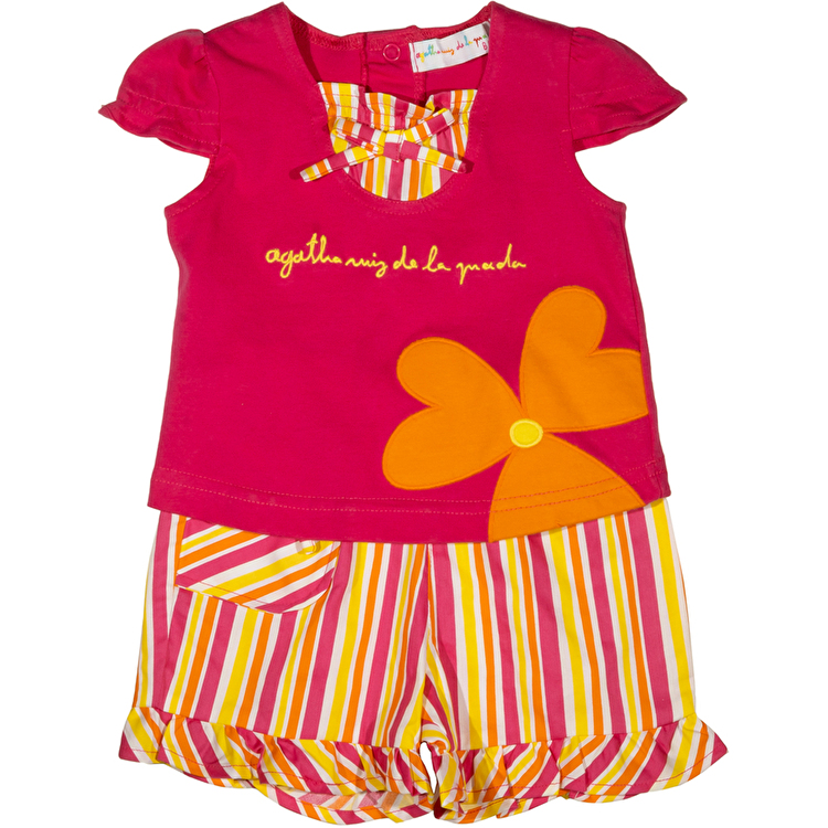Комплект: Футболка та шорти AGATHA RUIZ DE LA PRADA Agatha baby (7645) Малиновий
