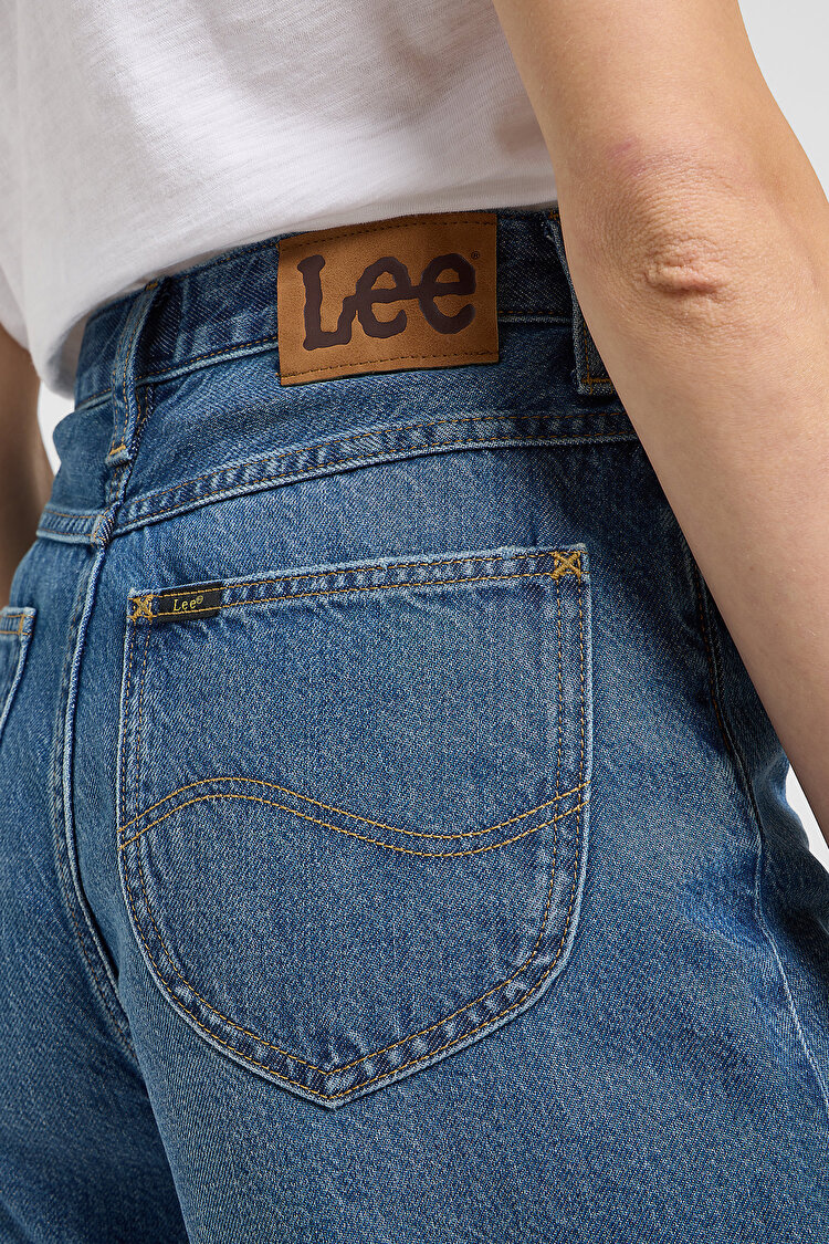 Шорты LEE Stella Short Ink Pool (112364098) Голубой