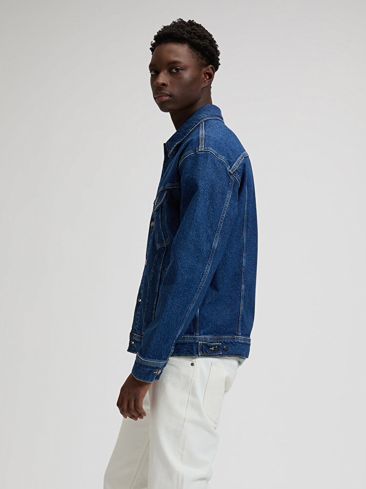 Куртка LEE RELAXED RIDER JACKET Relaxed Fit (112376444) Синий