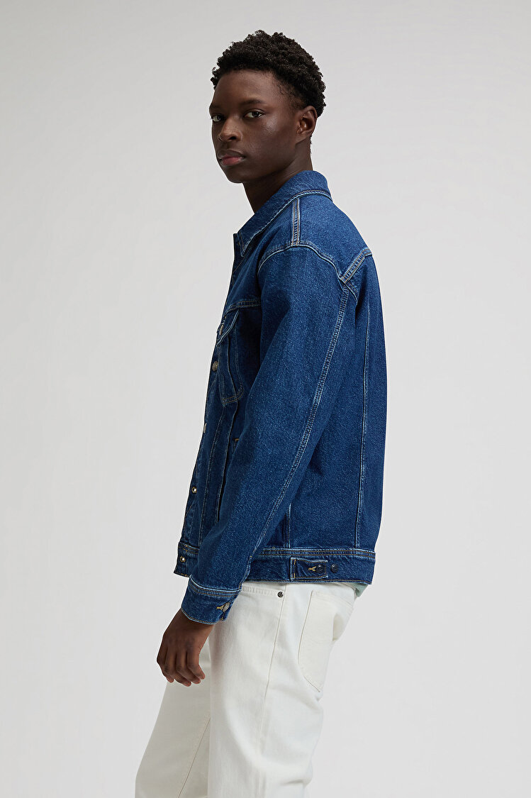 Куртка LEE RELAXED RIDER JACKET Relaxed Fit (112376444) Блакитний