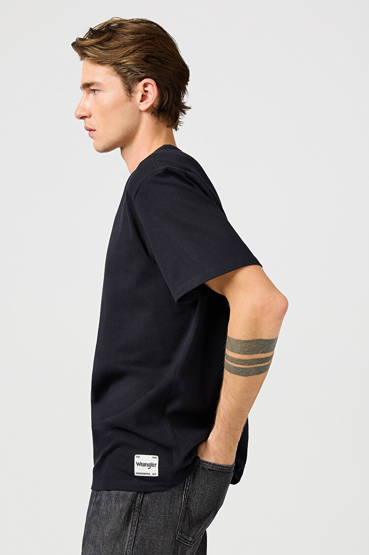 Футболка Wrangler SS SOLID TEE Relaxed Fit (112365120) Чорний
