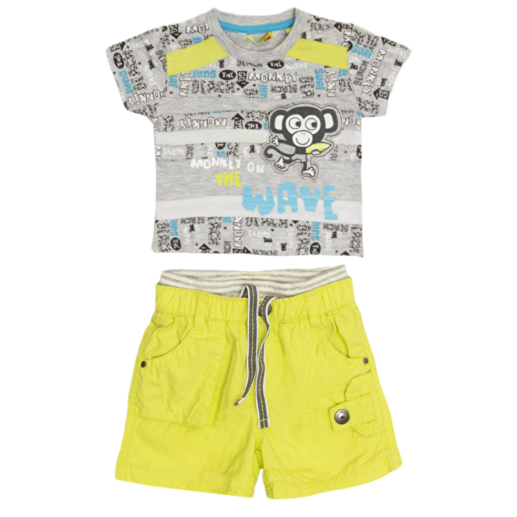 Комплект: Футболка та шорти Losan Mc baby boys (017802603/582) Світло-сірий