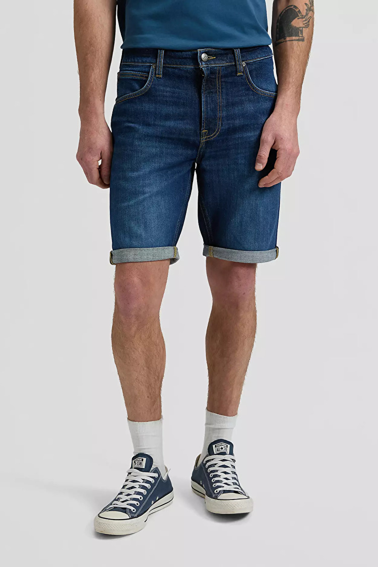 Шорти LEE 5 Pocket Short Regular Fit (112377689) Блакитний
