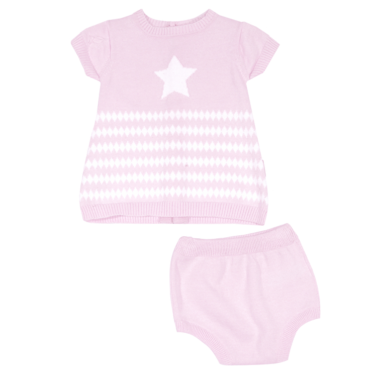 Комплект: Сукня, трусики TUTTO PICOLO (5204) Рожевий