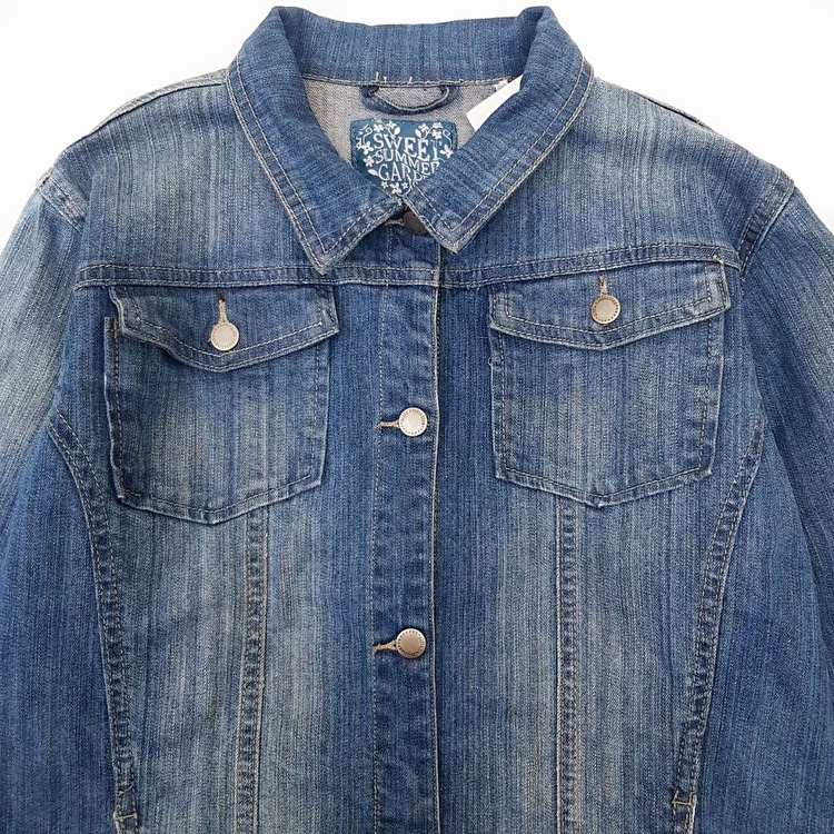 Куртка джинсова Losan Creem girls (114-2001AB/741) Синій