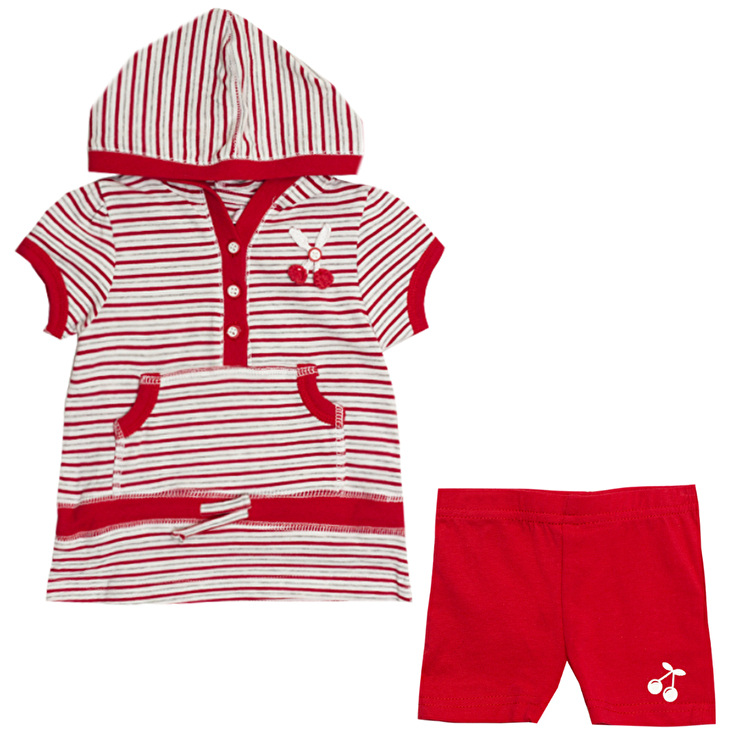 Комплект: Туніка та шорти Losan Mc baby girls (018800004/579) Червоний