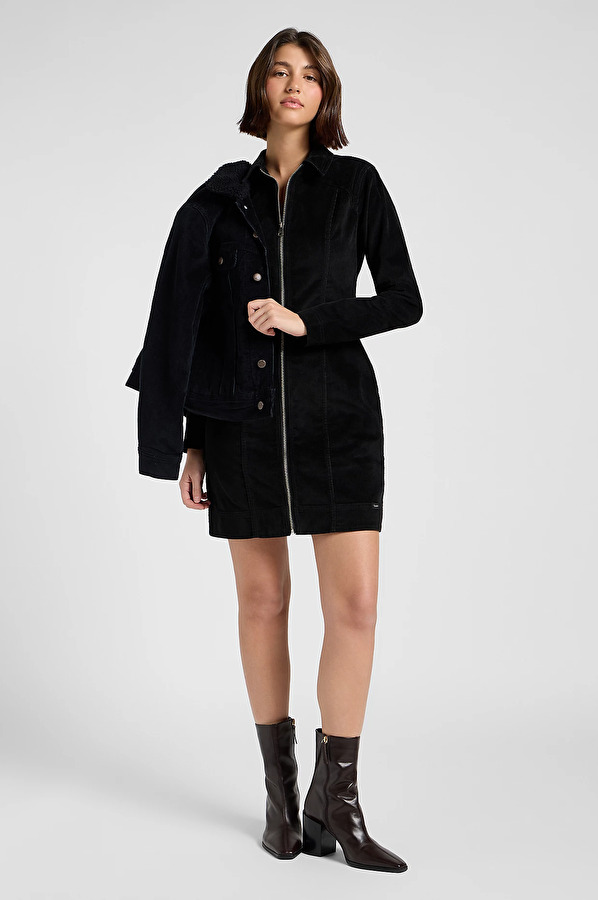 Платье LEE ZIP FRONT DRESS Slim Fit (112370991) Черный