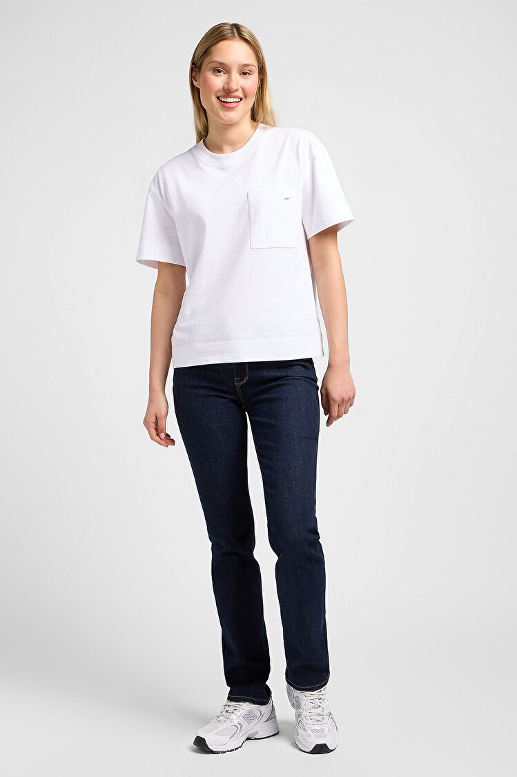 Джинси LEE MARION Regular Fit (112105808) Темно-синій