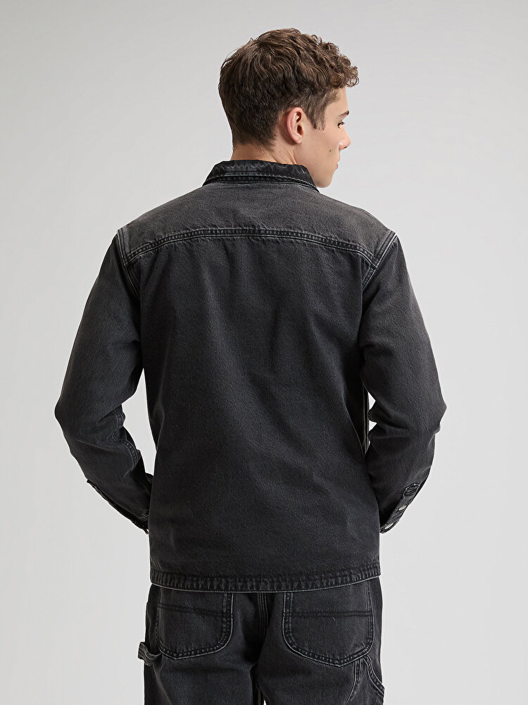 Верхня сорочка LEE WORKWEAR OVERSHIRT Relaxed Fit (112376601) Чорний
