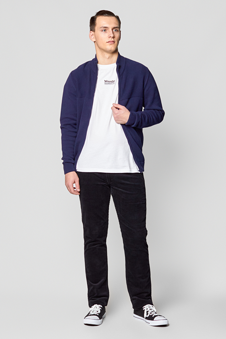 Брюки вельветовые Wrangler Greensboro Regular Fit (W15QA2100) Черный