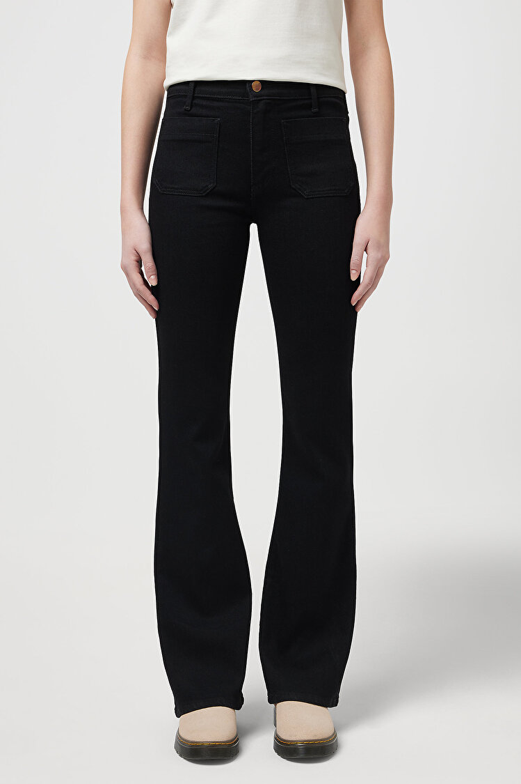 Джинси Wrangler FLARE Flare (112127840) Чорний