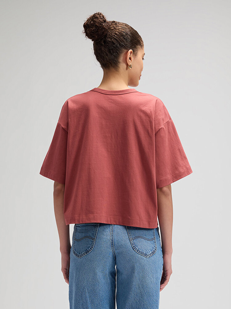 Футболка LEE LEE CRAFTED TEE Relaxed Fit (112377784) Коричневый