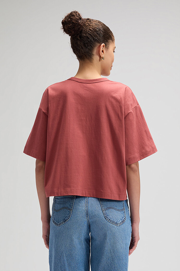 Футболка LEE LEE CRAFTED TEE Relaxed Fit (112377784) Коричневий