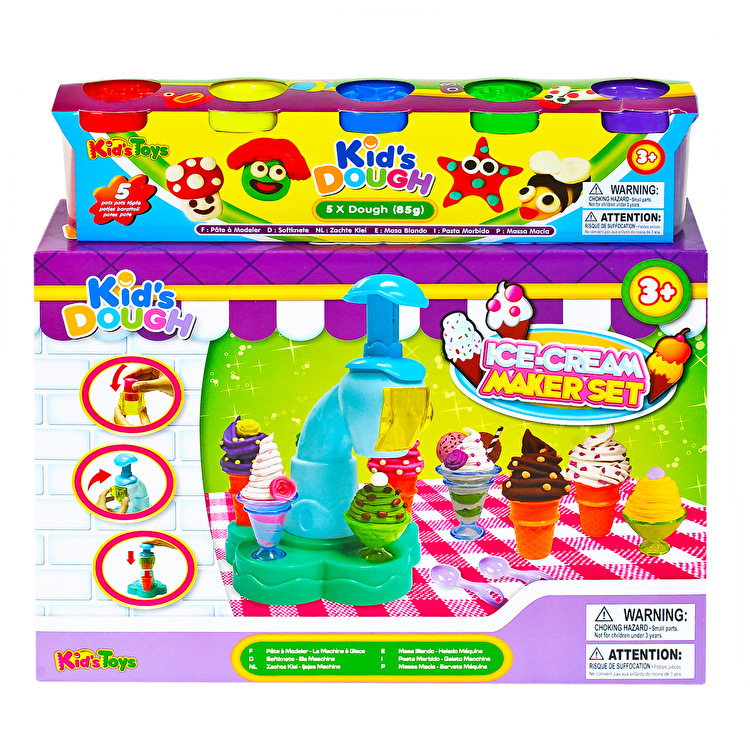 Набір пластиліну `Морозиво` KID`S TOYS (11662+11002/a)