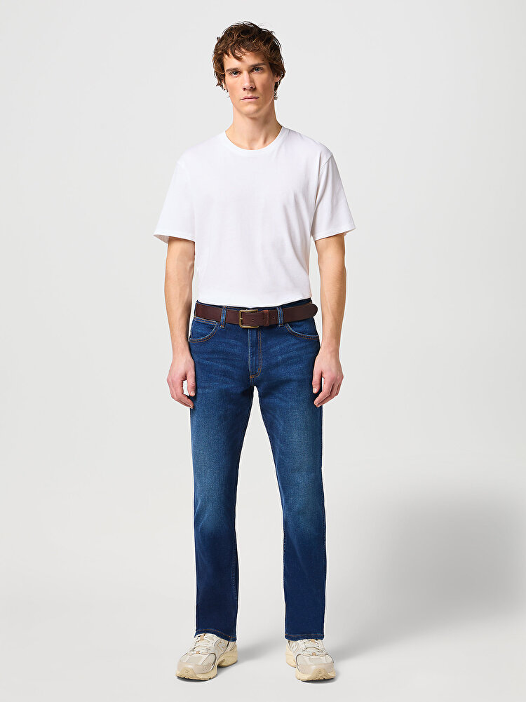 Ремінь Wrangler Structured belt Multiple Fits (112125610-W0F1U1X85) Коричневий