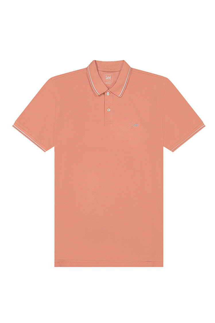 Поло LEE Pique Polo Regular Fit (112376515) Рожевий