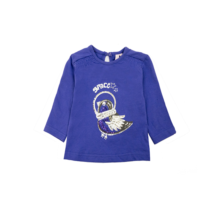 Комплект: Джемпер, спідниця та колготи Losan Mc baby girls (028-8020AD/518) Світло-фіолетовий