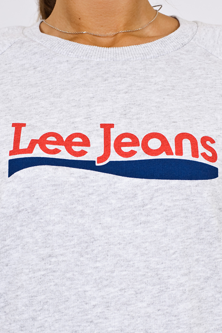 Світшот LEE Long Sleeved Regular Fit (L53KBR03) Сірий