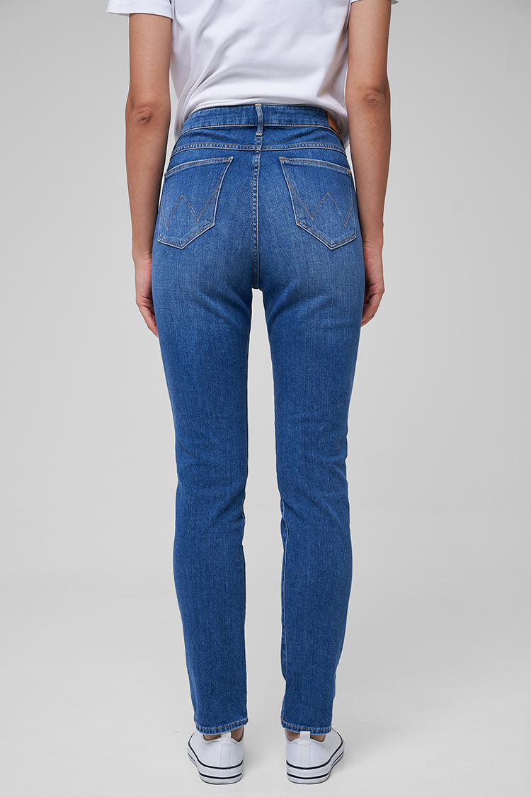 Джинси Wrangler Boyfriend Boyfriend (W27MGR12P) Блакитний