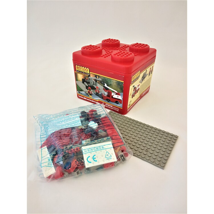 Конструктор Пожарная машина 105 деталей BEST-LOCK (22302)