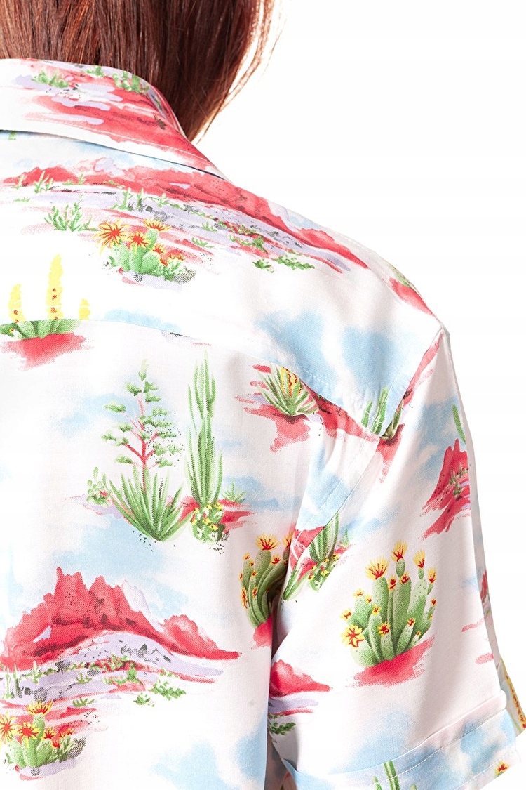 Рубашка Wrangler Cuban Shirt Slim Fit (W5247SE12) Белый