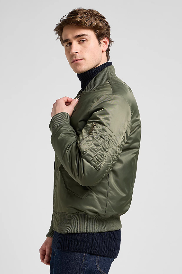 Бомбер LEE Bomber Jacket Relaxed Fit (112371315) Зелений