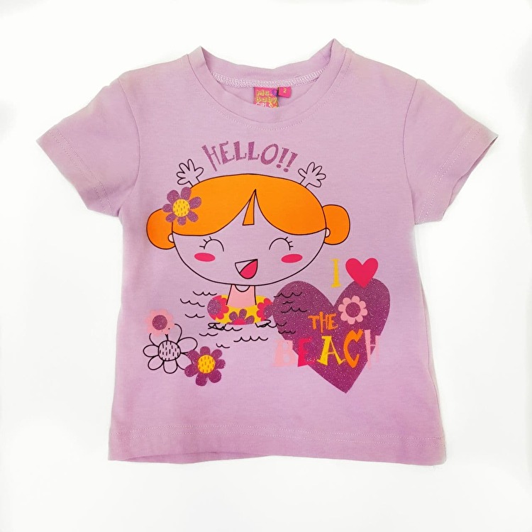 Футболка Losan Mc baby girls (016101304/82) Світло-фіолетовий