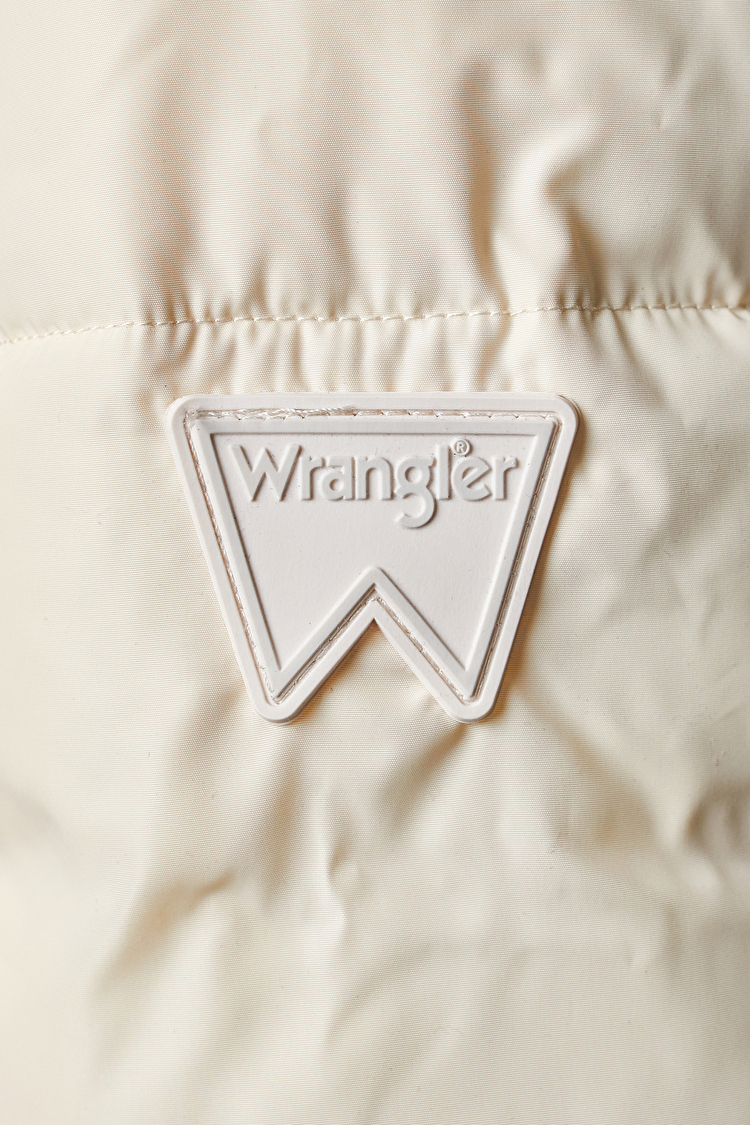Куртка стьобана Wrangler Short Puffer Regular Fit (W4Q3YJX3C) Білий