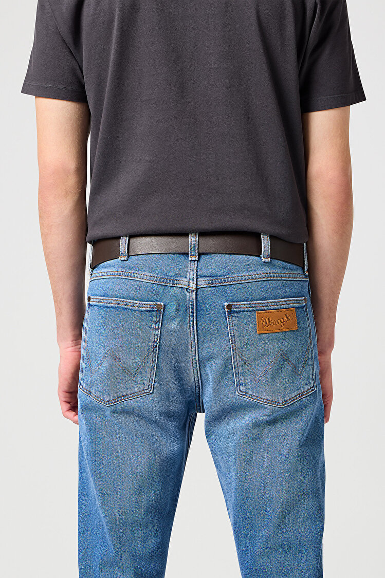 Ремень Wrangler METAL LOOP Multiple Fits (112125435-W0080US85) Коричневый