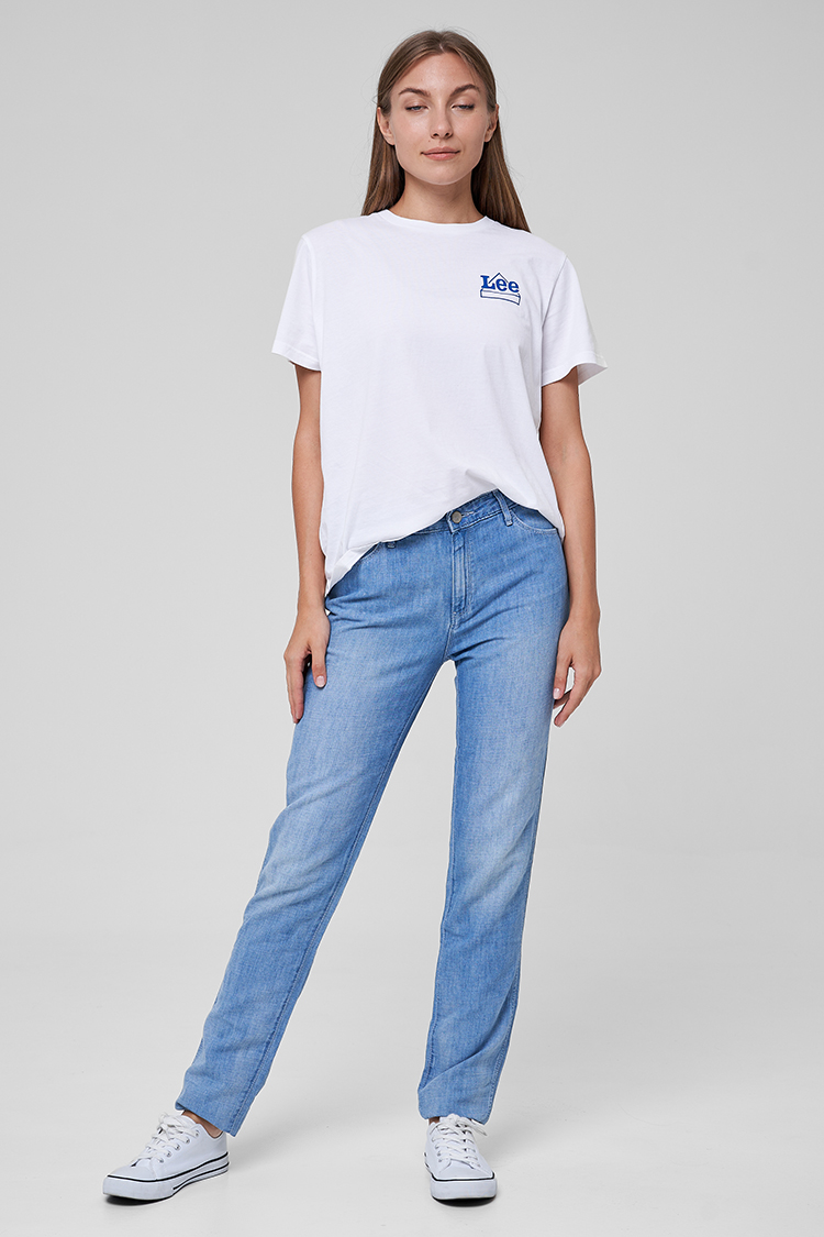 Джинси Wrangler Ashboro Boyfriend (W26Q9576P) Блакитний